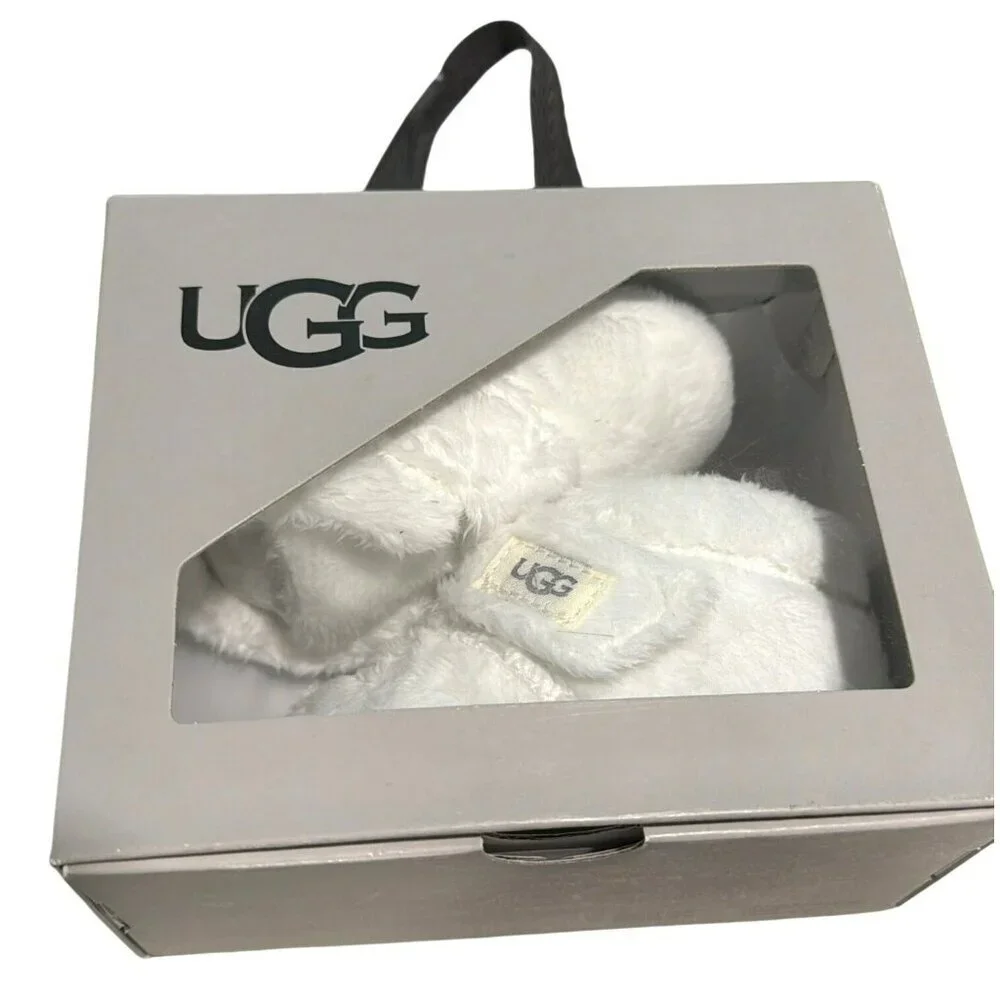 Ugg Baby Booties Bixbee Fur Size 2/3 New